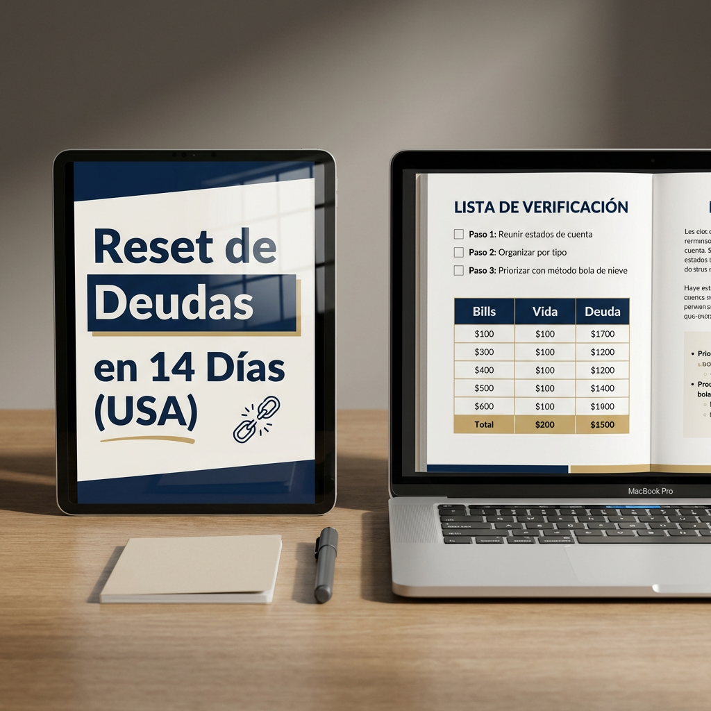 RESET DE DEUDAS EN 14 DIAS (USA) + 3 BONOS Exclusivos + Filtro Anti-impulso
